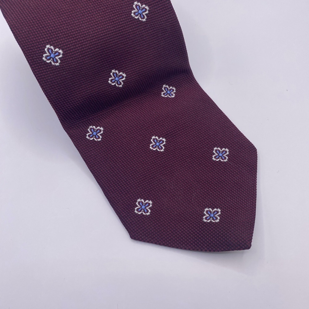 Brooks Brothers Maroon Floral Men's Tie